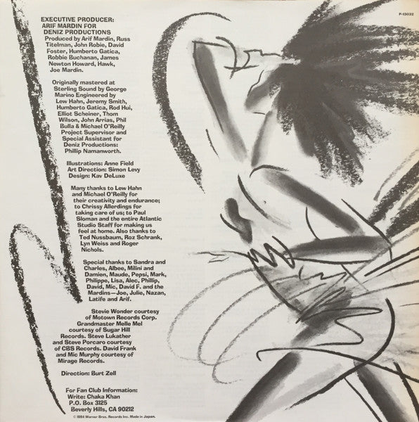 Chaka Khan - I Feel For You (Vinyl, LP, Album) Very Good (VG) / Very Good Plus (VG+)