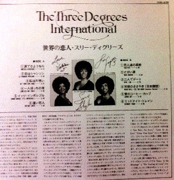 The Three Degrees - International (Vinyl, LP, Album) Very Good (VG) / Good Plus (G+)