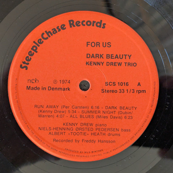 The Kenny Drew Trio - Dark Beauty (Vinyl, LP, Album, Stereo)