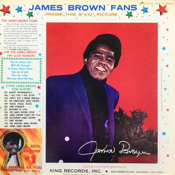 James Brown - It's A Man's, Man's, Man's World (Vinyl, LP, Album, Reissue, Stereo) Very Good Plus (VG+) / Very Good (VG)