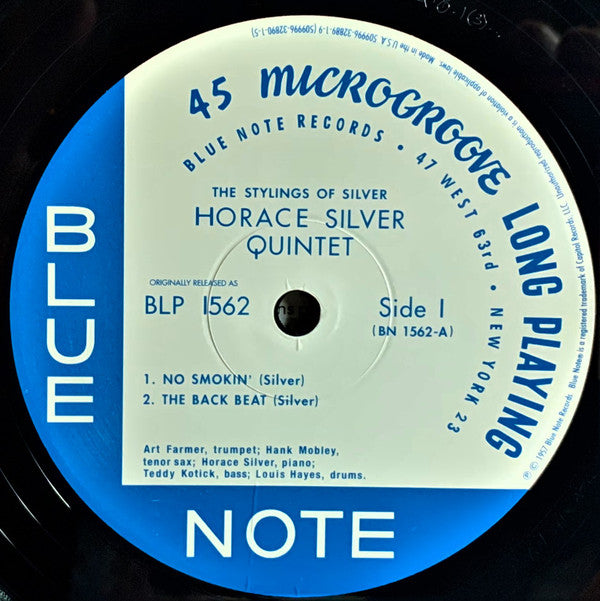 The Horace Silver Quintet - The Stylings Of Silver (2xVinyl, LP, 45 RPM, Album, Limited Edition, Numbered, Reissue, Mono) Very Good Plus (VG+) / Near Mint (NM or M-)
