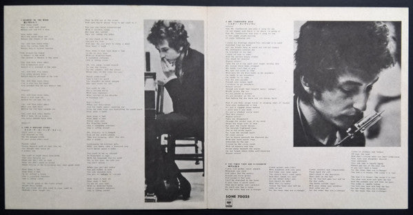 Bob Dylan - Blowin' In The Wind = 風に吹かれて (Vinyl, 7", 33 ⅓ RPM, EP, Stereo) Very Good (VG) / Very Good (VG)