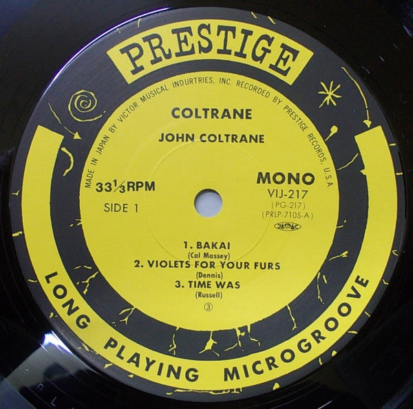 John Coltrane - Coltrane (Vinyl, LP, Album, Reissue, Mono) Near Mint (NM or M-) / Very Good Plus (VG+)