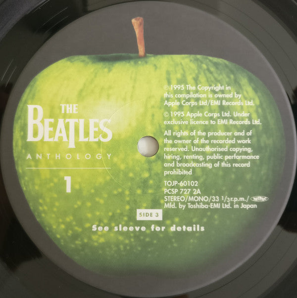 The Beatles - Anthology 1 (3xVinyl, LP, Album) Very Good Plus (VG+) / Very Good Plus (VG+)