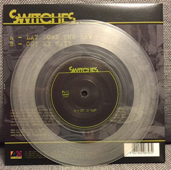 Switches - Lay Down The Law (Vinyl, 7", 45 RPM, Single) Very Good Plus (VG+) / Very Good Plus (VG+)