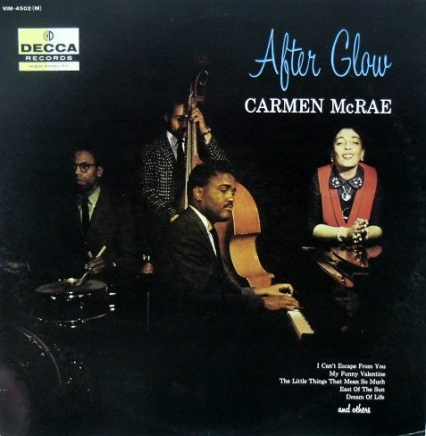 Carmen McRae - After Glow (Vinyl, LP, Reissue, Mono)