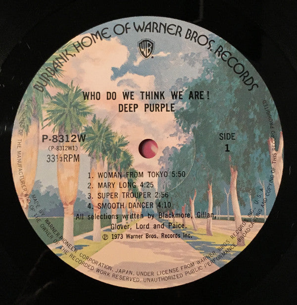Deep Purple - Who Do We Think We Are (Vinyl, LP, Album, Reissue)