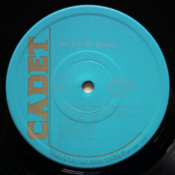 Red Rodney - Red Rodney Returns (Vinyl, LP, Album, Mono) Very Good (VG) / Very Good Plus (VG+)