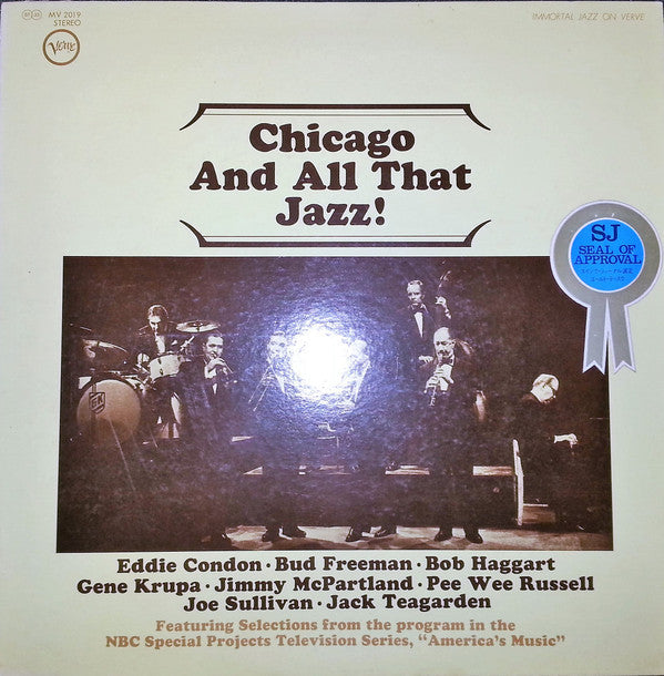 Various - Chicago And All That Jazz! (Vinyl, LP, Album, Promo, Reissue, Stereo) Very Good Plus (VG+) / Very Good (VG)