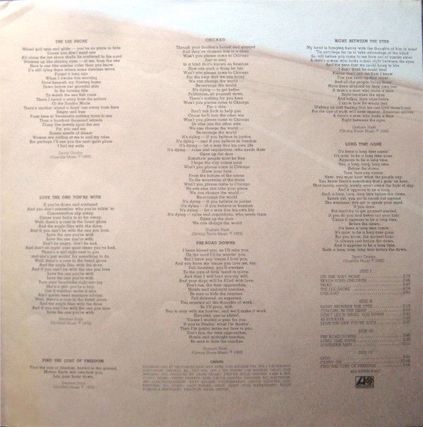 Crosby, Stills, Nash & Young - 4 Way Street (2xVinyl, LP, Album) Very Good Plus (VG+) / Very Good Plus (VG+)