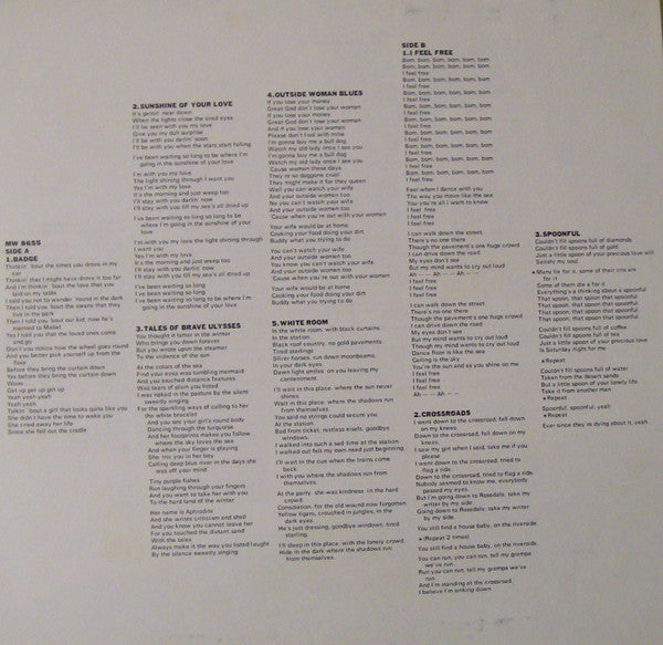 Cream (2) - Best Of Cream (Vinyl, LP, Compilation)