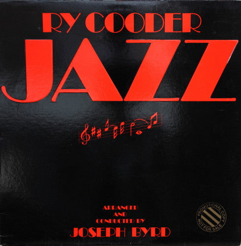 Ry Cooder - Jazz (Vinyl, LP, Album) Very Good (VG) / Very Good (VG)