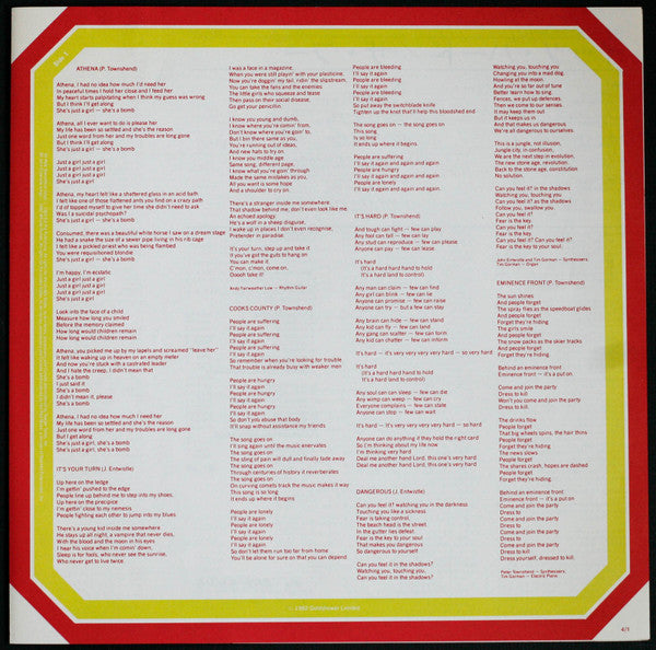 The Who - It's Hard (Vinyl, LP, Album)