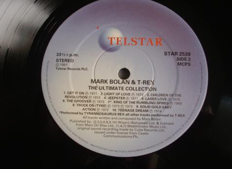 Marc Bolan - The Ultimate Collection (Vinyl, LP, Compilation) Good Plus (G+) / Very Good Plus (VG+)