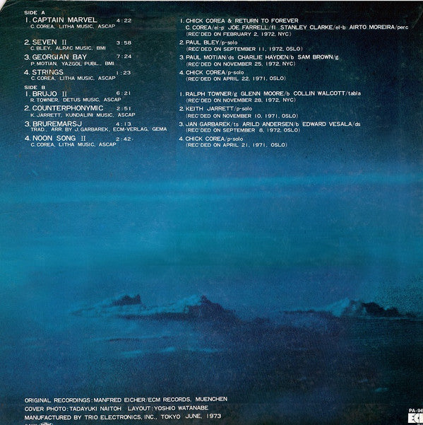 Various - ECM Special (Edition For Contemporary Music) (Vinyl, LP, ...