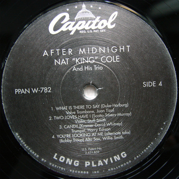 The Nat King Cole Trio - After Midnight - Complete Session (2xVinyl, LP, Reissue, Remastered, Mono) Near Mint (NM or M-) / Near Mint (NM or M-)