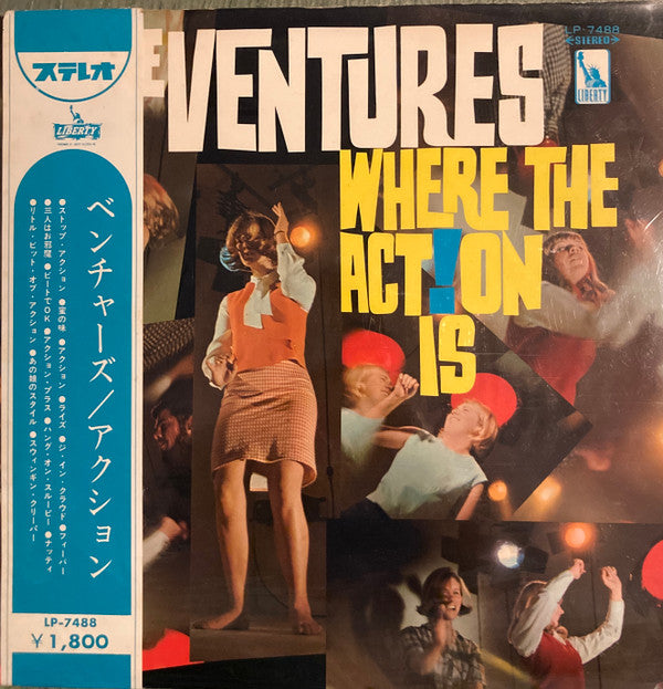 The Ventures - Where The Action Is (Vinyl, LP, Album, Stereo)