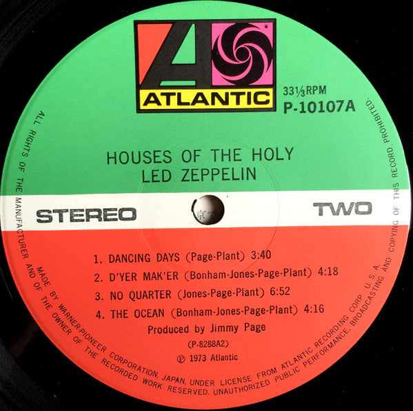 Led Zeppelin - Houses Of The Holy (Vinyl, LP, Album, Reissue)