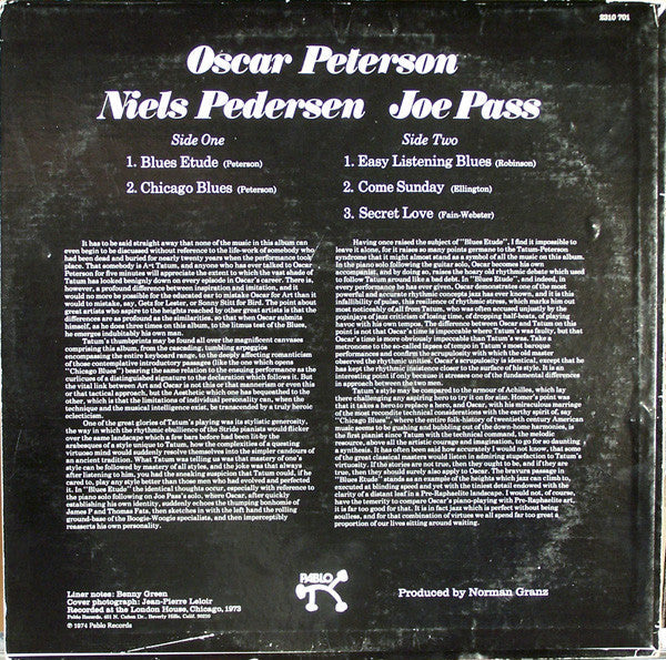 The Oscar Peterson Trio - The Trio (Vinyl, LP, Album) Very Good (VG) / Good Plus (G+)