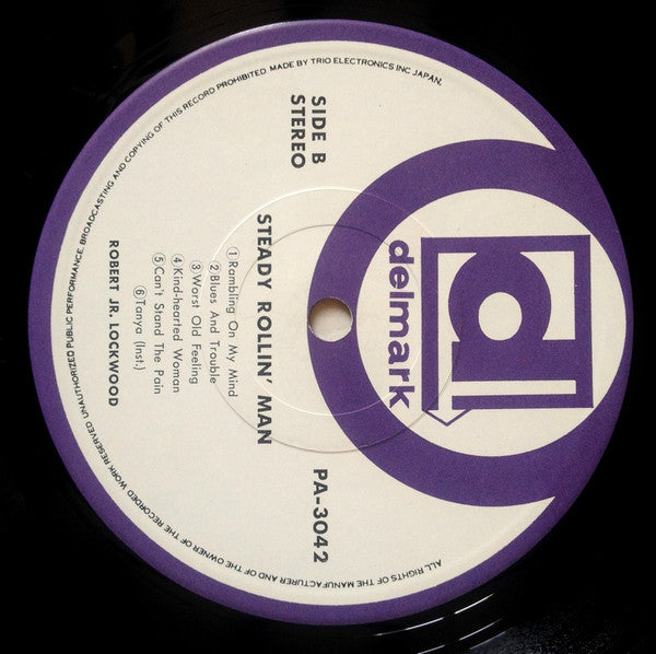 Robert Lockwood Jr. - Steady Rollin' Man (Vinyl, LP, Album, Reissue) Very Good (VG) / Very Good (VG)