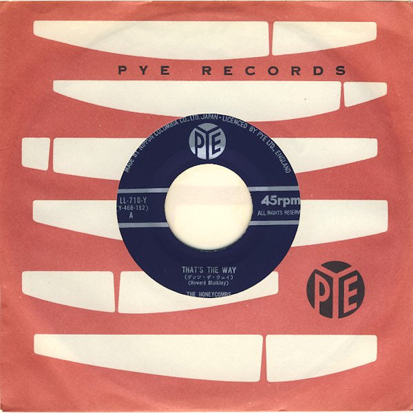 The Honeycombs - That's The Way / Colour Slide (Vinyl, 7", 45 RPM) Very Good (VG) / Good (G)