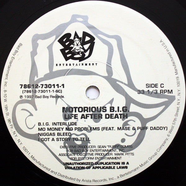 Notorious BIG - Life After Death (3xVinyl, LP, Album) Good Plus (G+) / Very Good (VG)