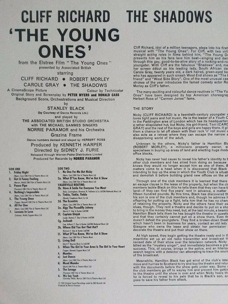 Cliff Richard - The Young Ones (Vinyl, LP, Reissue, Stereo) Very Good (VG) / Very Good (VG)