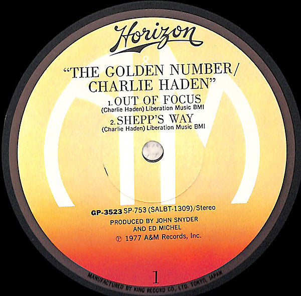 Charlie Haden - The Golden Number (Vinyl, LP, Album) Very Good Plus (VG+) / Very Good (VG)