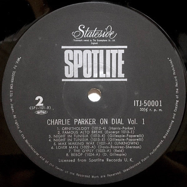 Charlie Parker - Charlie Parker On Dial Volume 1 (Vinyl, LP, Compil...