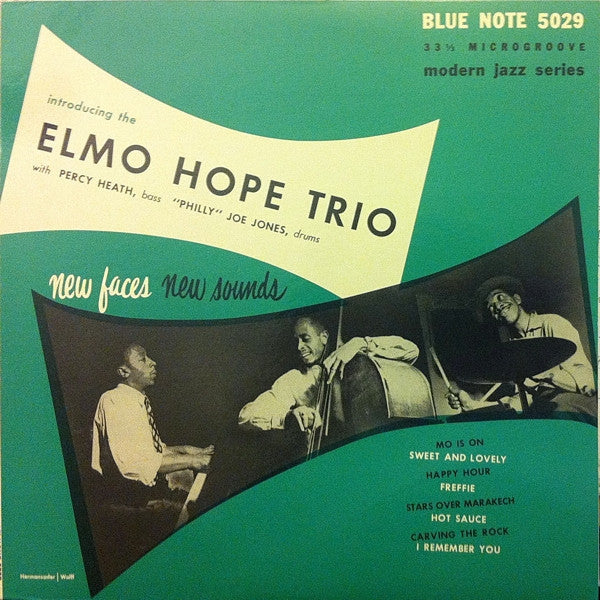 Elmo Hope Trio - New Faces - New Sounds (Vinyl, LP, Album, Limited Edition, Reissue, Mono) Near Mint (NM or M-) / Very Good Plus (VG+)