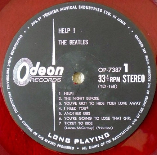 The Beatles - Help! = "Four People Are Idols" Soundtrack (Vinyl, LP, Album, Stereo) Good Plus (G+) / Very Good (VG)