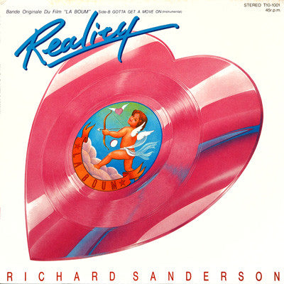 Richard Sanderson - 愛のファンタジー = Reality (Bande Originale Du Film "La Boum") (Vinyl, 10", 45 RPM, Shape, Single) Very Good Plus (VG+) / Very Good Plus (VG+)