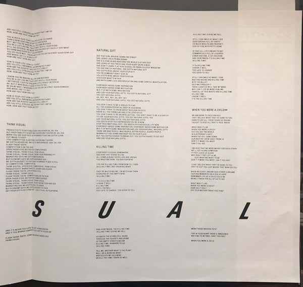 The Kinks - Think Visual (Vinyl, LP, Album) Very Good Plus (VG+) / Very Good Plus (VG+)