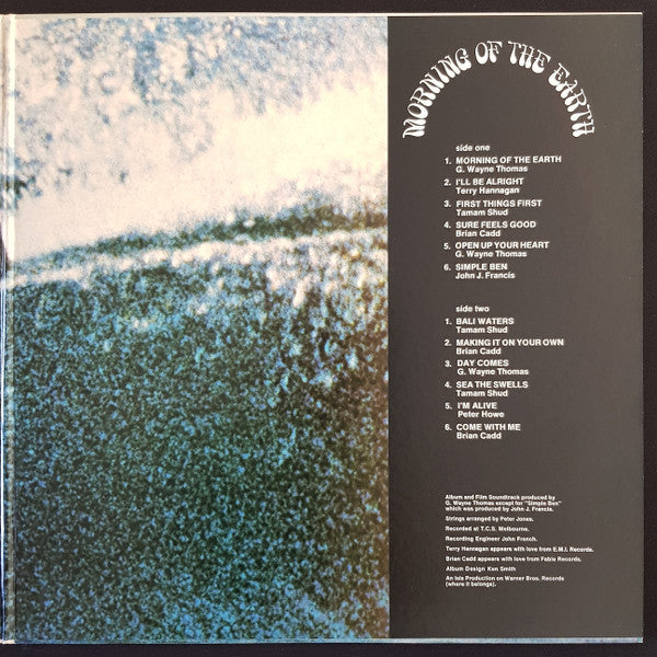 Various - Morning Of The Earth (Original Film Soundtrack) (Vinyl, LP, Album) Near Mint (NM or M-) / Very Good Plus (VG+)