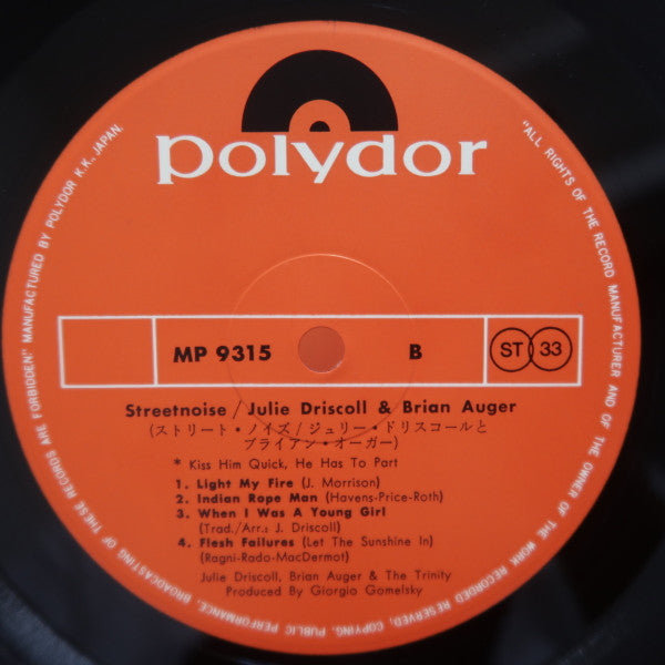 Julie Driscoll, Brian Auger & The Trinity - Streetnoise (2xVinyl, LP, Album) Good Plus (G+) / Good Plus (G+)