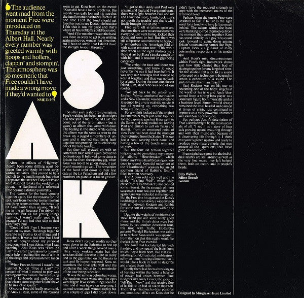Free - The Free Story (2xVinyl, LP, Compilation, Limited Edition, Numbered, Stereo) Very Good (VG) / Very Good (VG)