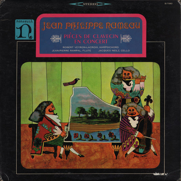 Jean-Philippe Rameau - Pièces De Clavecin En Concert (Vinyl, LP, Stereo) Very Good Plus (VG+) / Good Plus (G+)