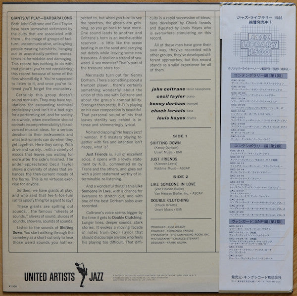 John Coltrane - Coltrane Time (Vinyl, LP, Album, Reissue, Stereo)