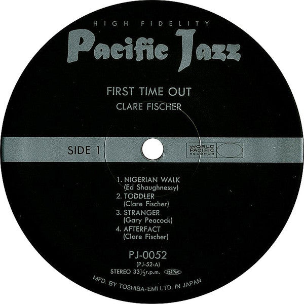 Clare Fischer - First Time Out (Vinyl, LP, Album, Reissue, Stereo) Near Mint (NM or M-) / Very Good Plus (VG+)