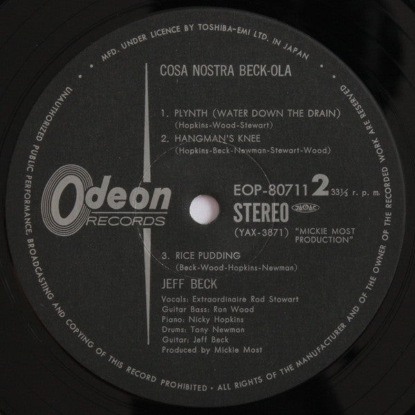 Jeff Beck Group - Beck-Ola (Vinyl, LP, Album, Reissue)