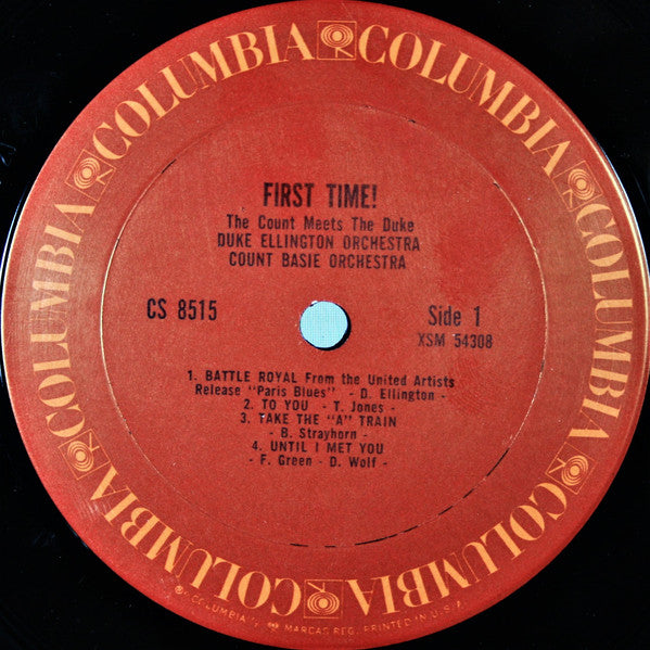 Duke Ellington - First Time! (The Count Meets The Duke) (Vinyl, LP, Album, Reissue, Stereo) Very Good (VG) / Very Good (VG)