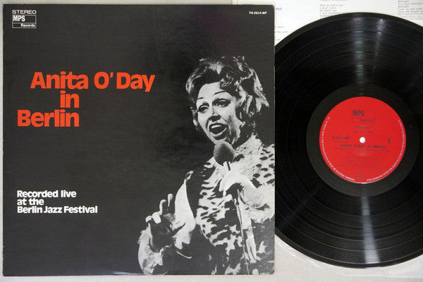 Anita O'Day - Anita O'Day In Berlin, Recorded Live At The Berlin Jazz Festival (Vinyl, LP, Album, Repress) Good Plus (G+) / Very Good (VG)