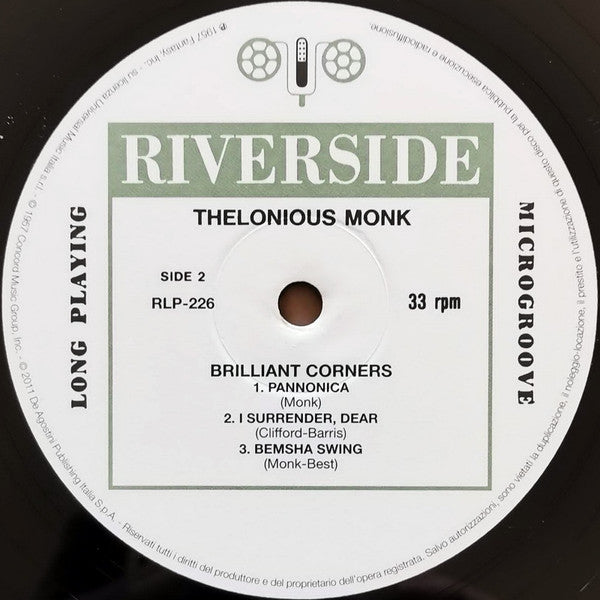 Thelonious Monk - Brilliant Corners (Vinyl, LP, Album, Reissue, Mono) Near Mint (NM or M-) / Near Mint (NM or M-)