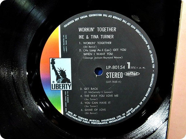 Ike & Tina Turner - Workin' Together (Vinyl, LP, Album)
