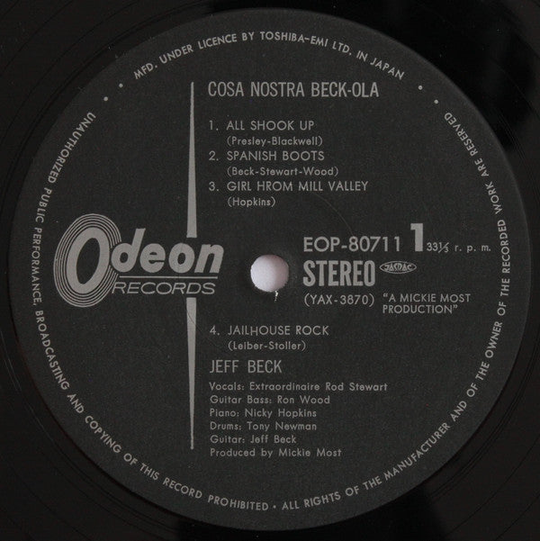 Jeff Beck Group - Beck-Ola (Vinyl, LP, Album, Reissue)