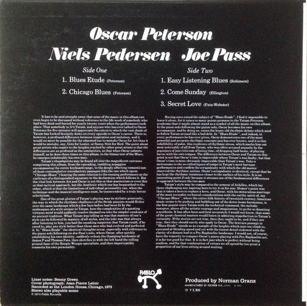 The Oscar Peterson Trio - The Trio (Vinyl, LP, Album)