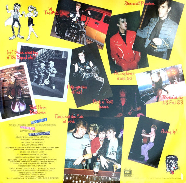 Stray Cats - Rant N' Rave With The Stray Cats (Vinyl, LP, Album) Good Plus (G+) / Good Plus (G+)