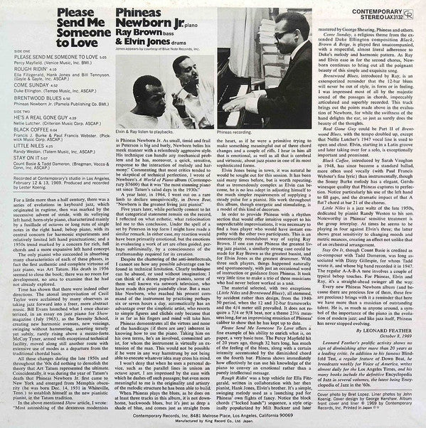Phineas Newborn Jr. - Please Send Me Someone To Love (Vinyl, LP, Al...