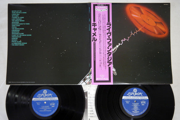 Camel - A Live Record (Vinyl, LP, Album, Reissue, Stereo)