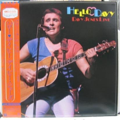 Davy Jones - Hello Davy - Davy Jones Live (Vinyl, LP, Album) Very Good Plus (VG+) / Very Good Plus (VG+)